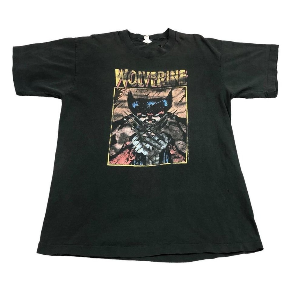 Fruit of the Loom Vintage 1989 Wolverine Punisher Marvel Comics Shirt Adult L